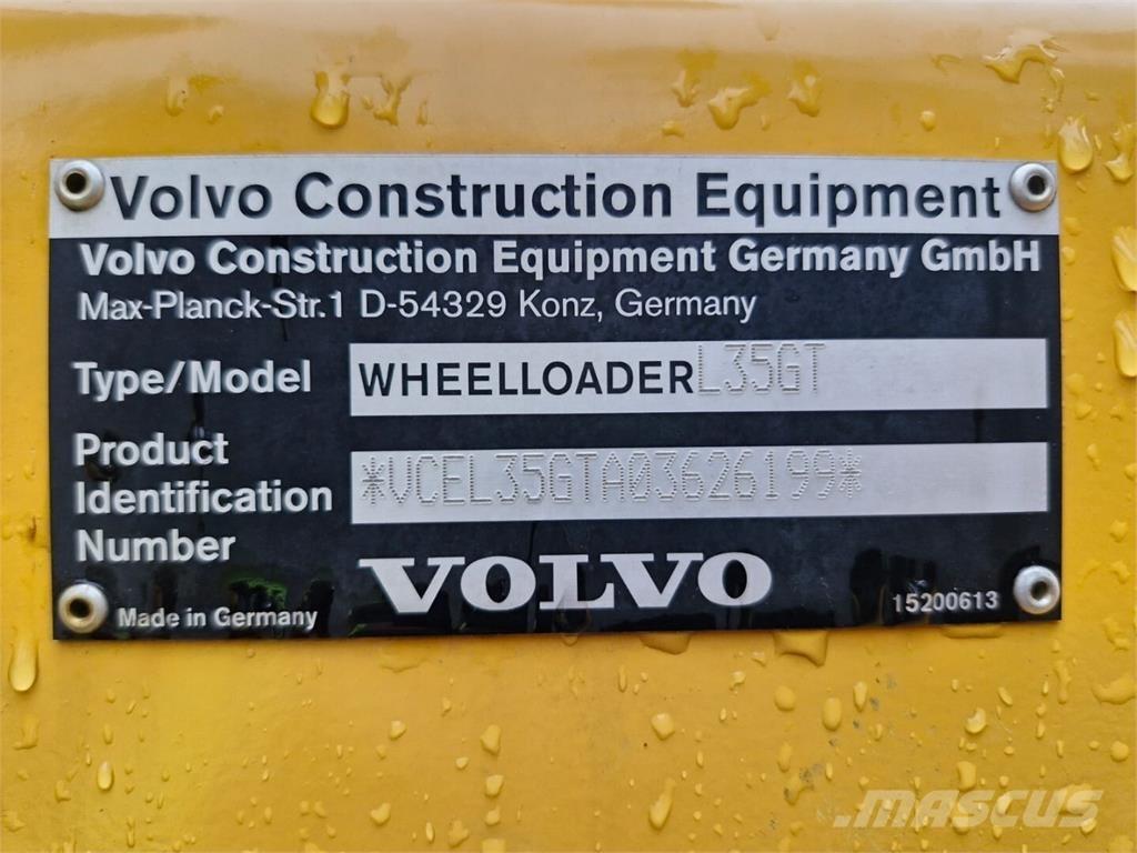 Volvo L 35 GT Kolové nakladače
