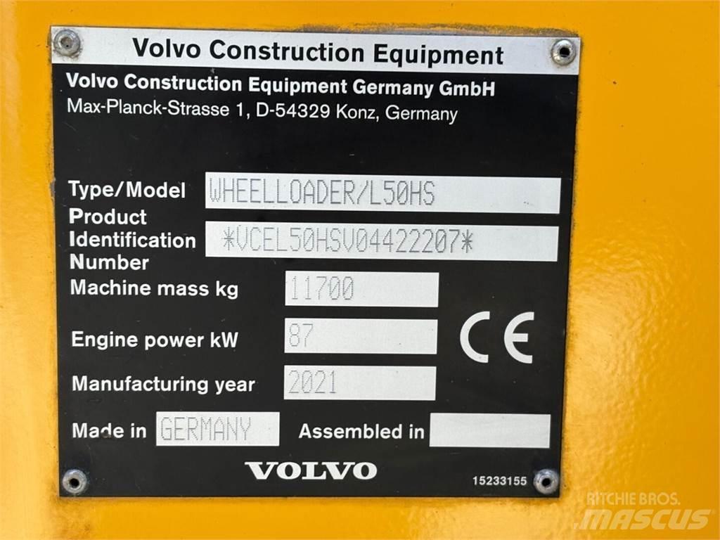 Volvo L 50 H S Kolové nakladače