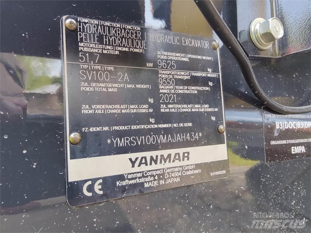 Yanmar SV100-2 Midi rýpadla 7t - 12t