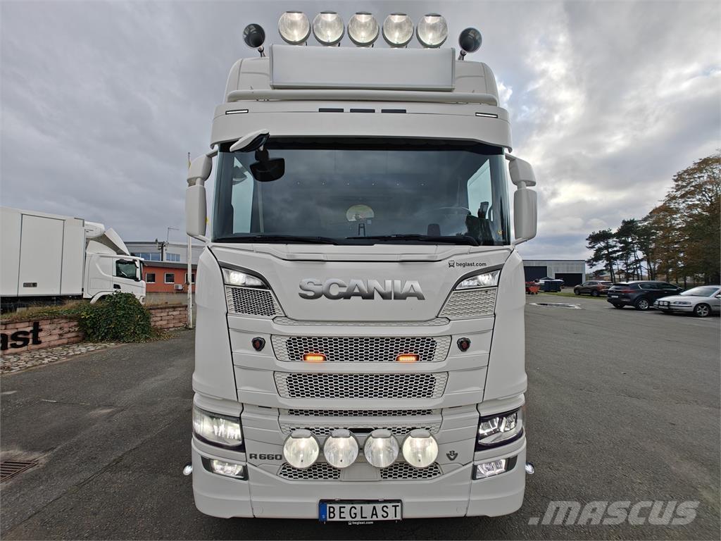 Scania R660 Hákový nosič kontejnerů
