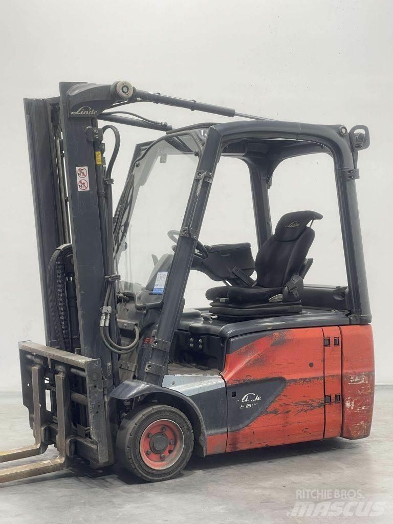 Linde E16-02-386 Akumulátorové vozíky