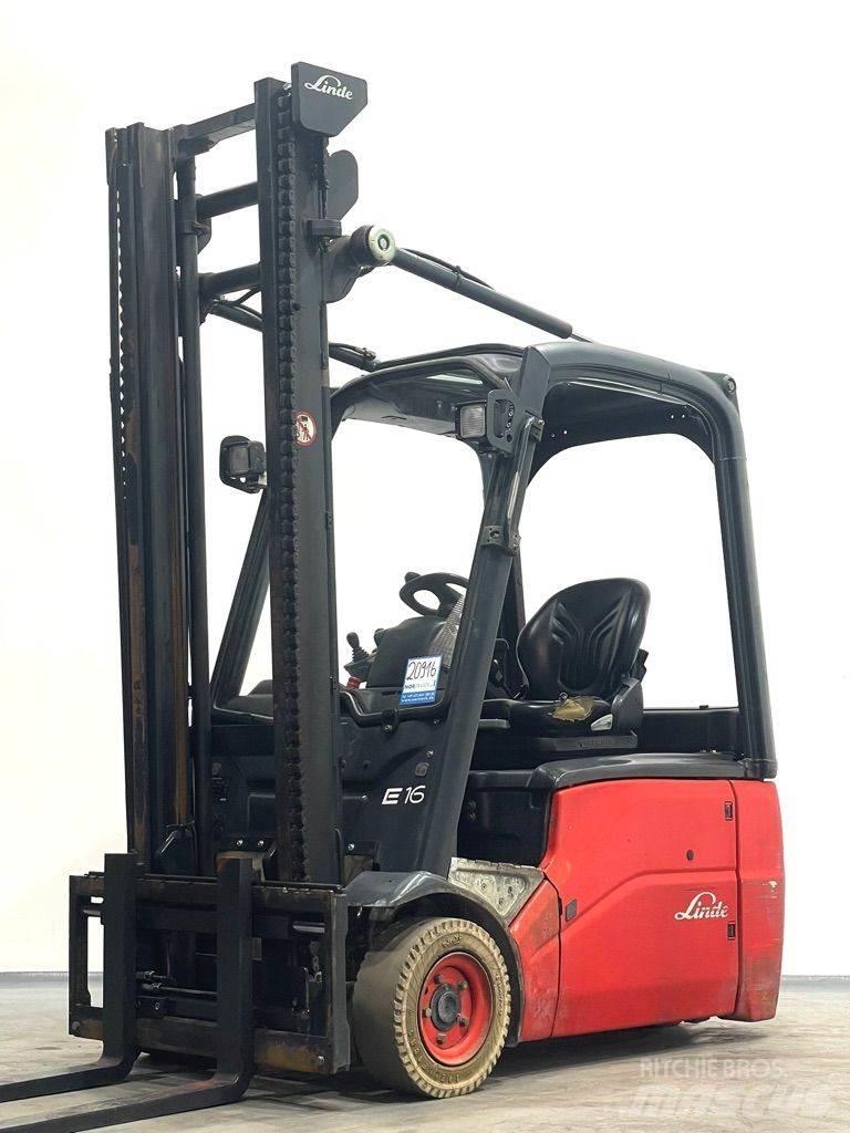 Linde E16-386 Akumulátorové vozíky