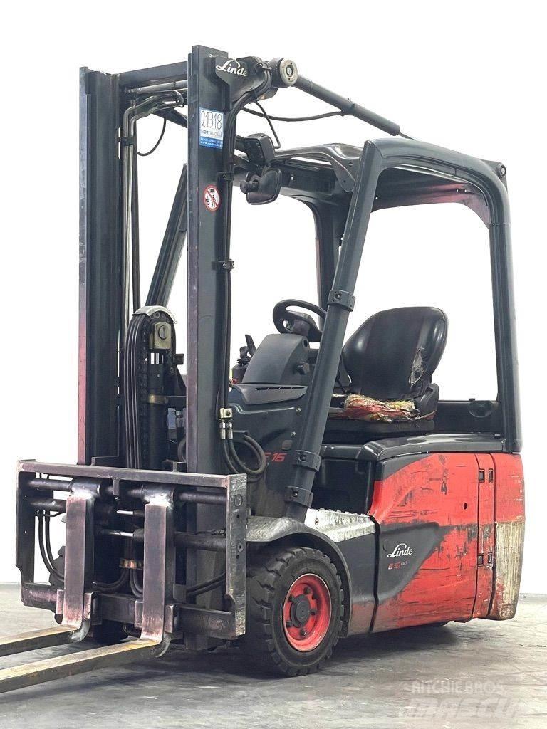Linde E16-386-EVO Akumulátorové vozíky