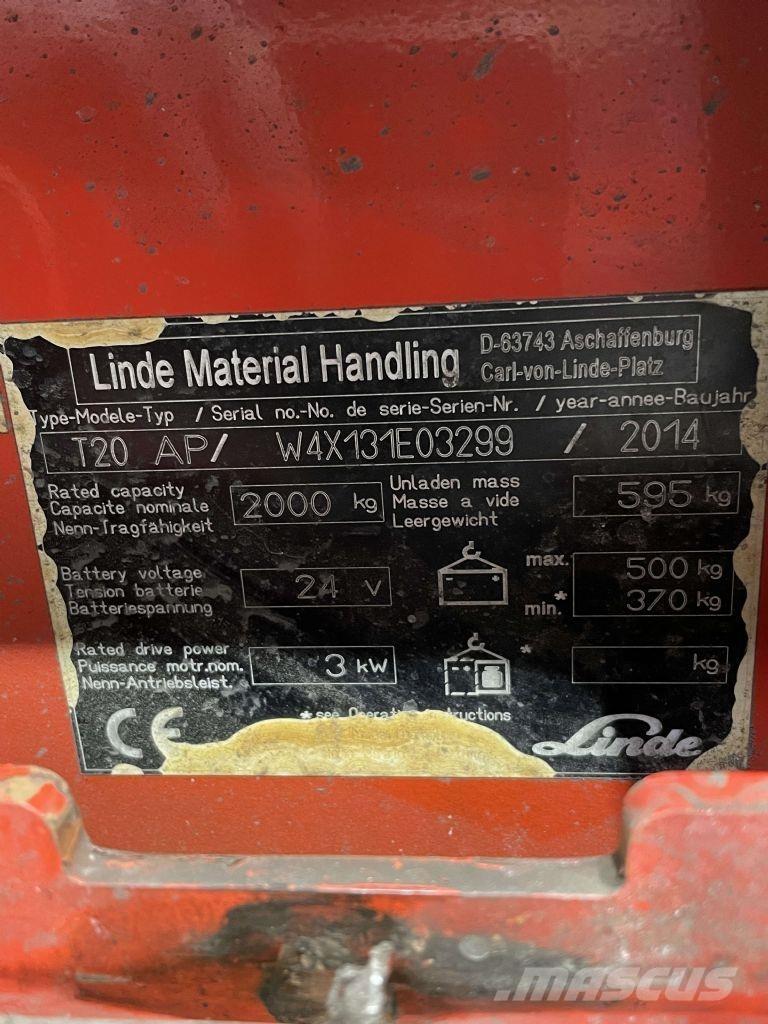 Linde T20AP-131 Nízkozdvižný vozík