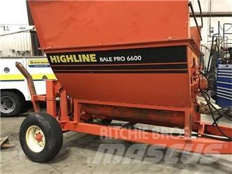 Highline 6600 Drtiče a řezače balíků