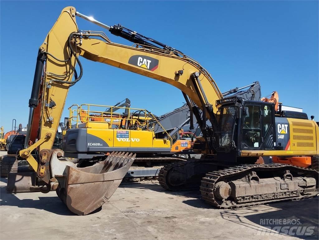 CAT 340F Pásová rýpadla