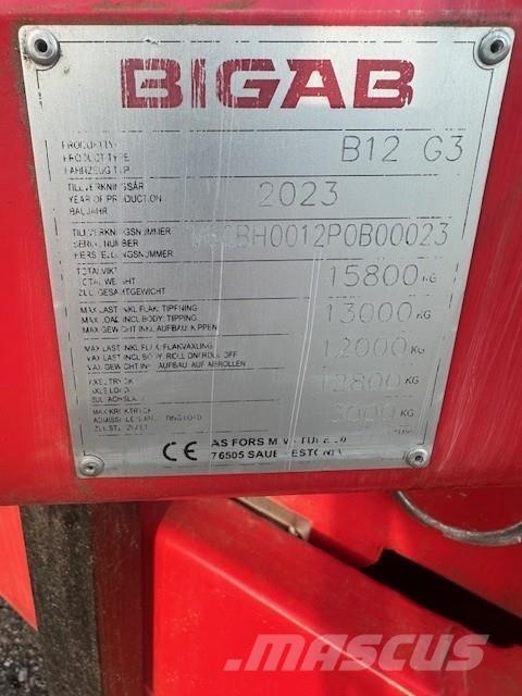 Bigab B12 VÄXLARVAGN Další nakladače, rypadla a příslušenství