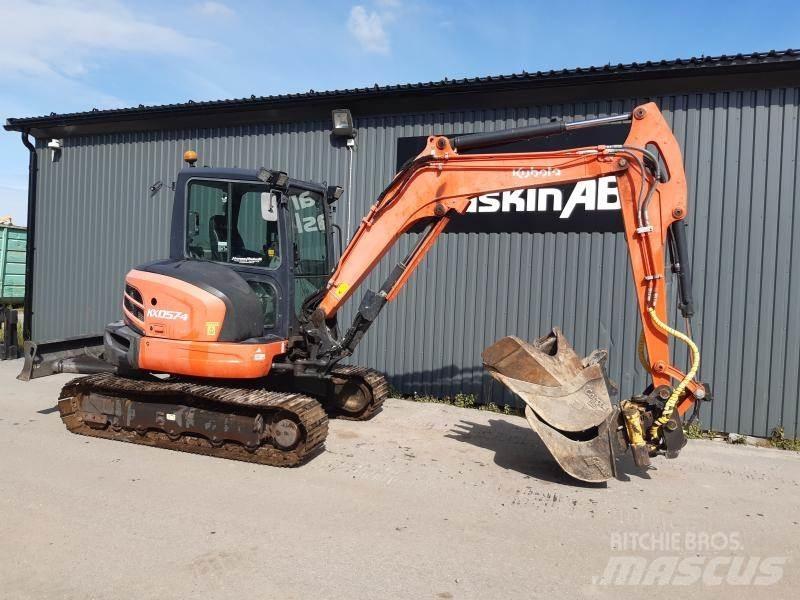 Kubota KX 057 Pásová rýpadla