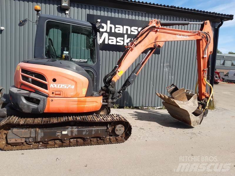 Kubota KX 057 Pásová rýpadla