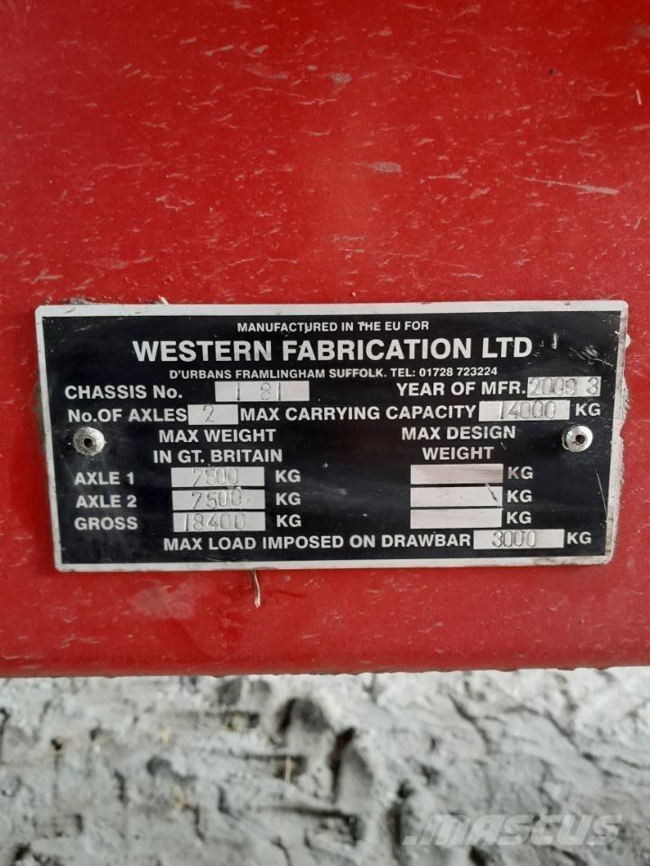 Western 14 TON Další nakladače, rypadla a příslušenství
