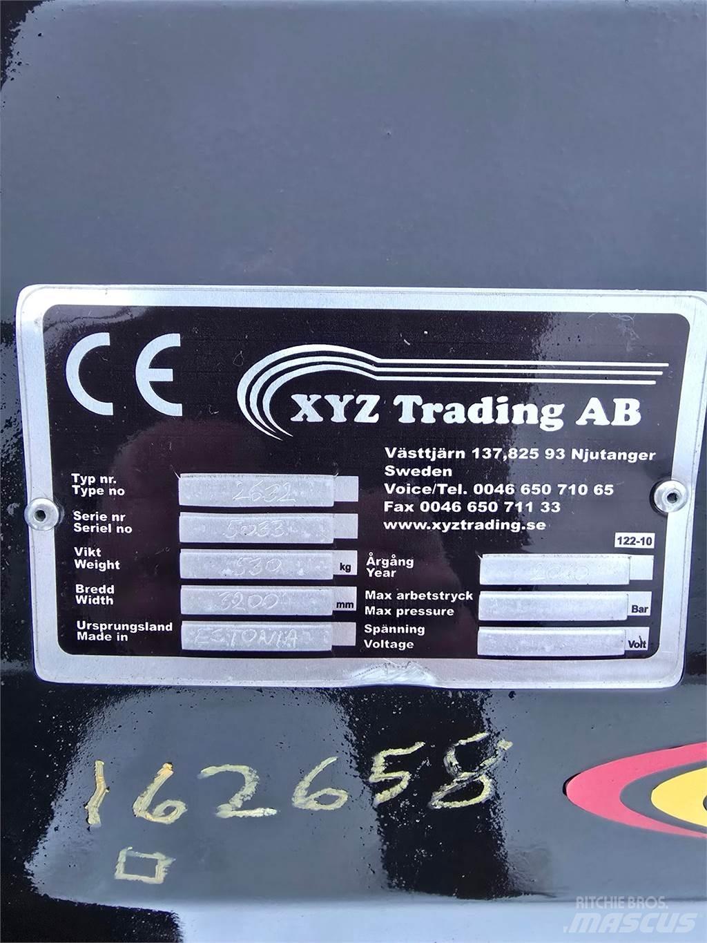 XYZ 2606 Sněžné pluhy, přední sněhové radlice