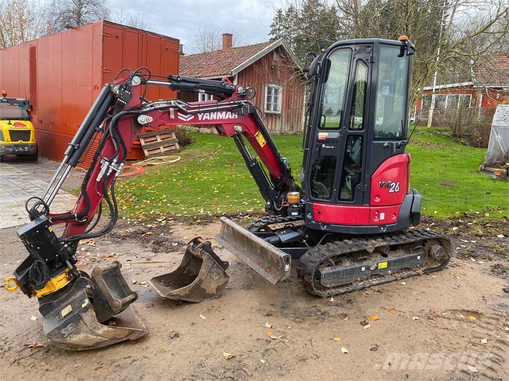 Yanmar VIO26 GRÄVARE Kolové nakladače