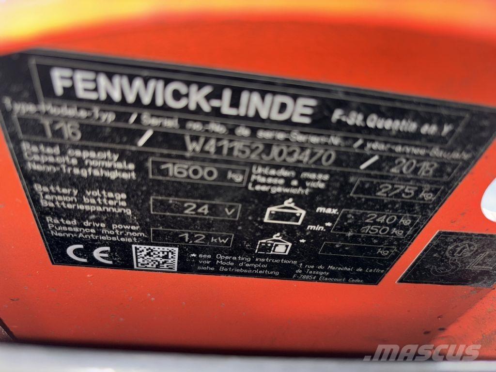 Linde T16 Nízkozdvižný vozík