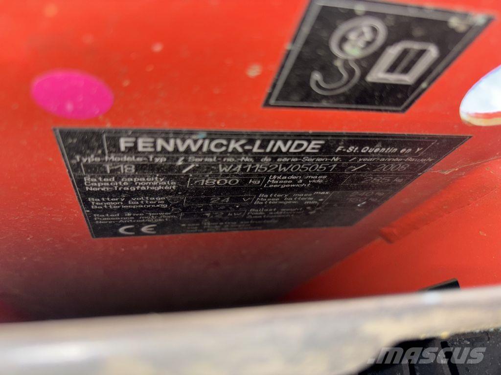 Linde T18 Nízkozdvižný vozík