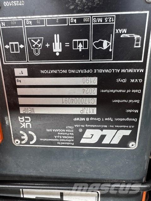 JLG X17JP Spider Kompaktní samohybné kloubové plošiny