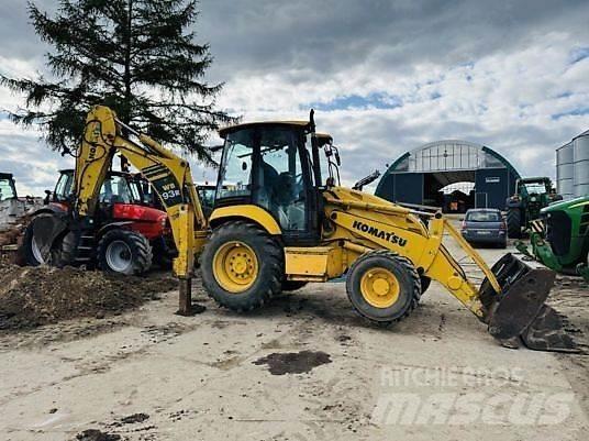 Komatsu WB 93R Pásová rýpadla