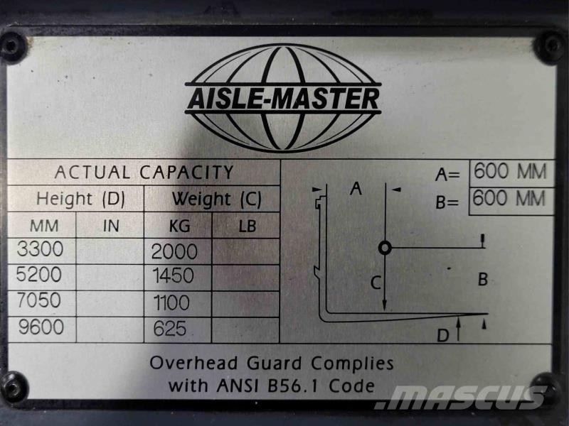 Aisle-Master 20SHE Vozíky do úzkých uliček