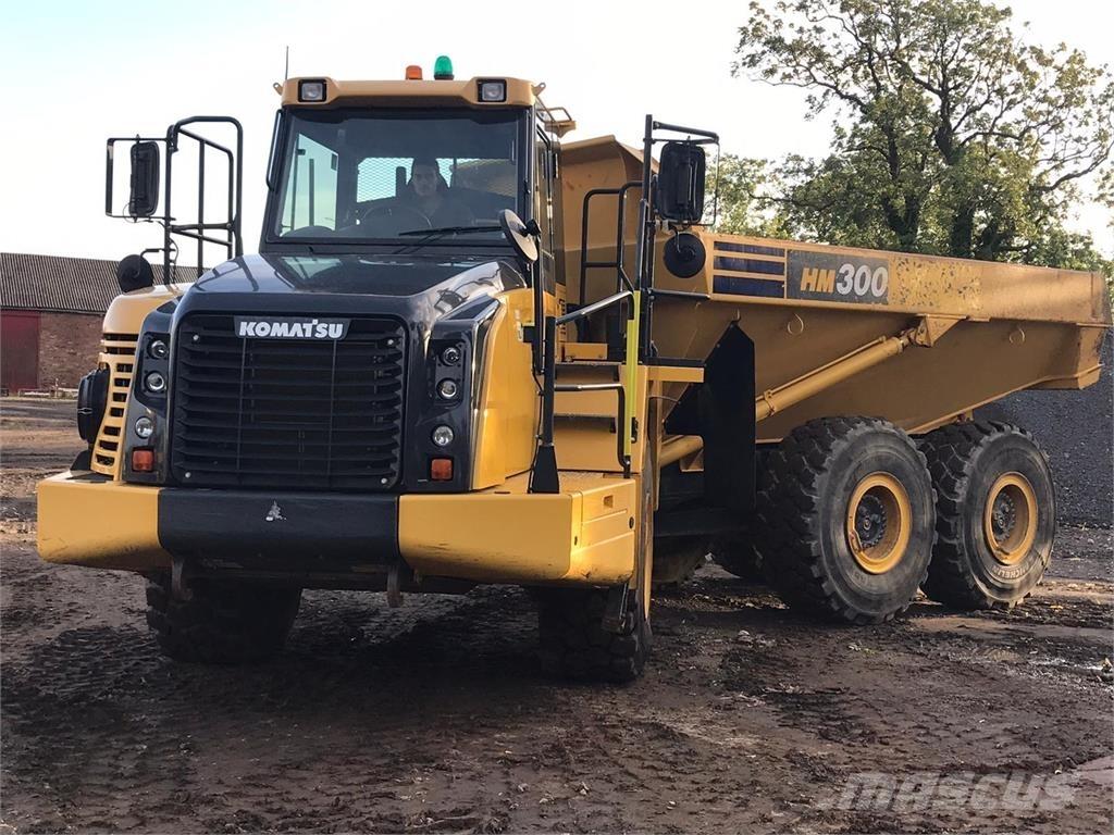 Komatsu HM300-5 Kloubové dempry