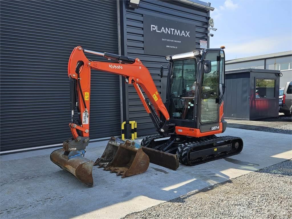 Kubota U27-4 Mini rýpadla < 7t