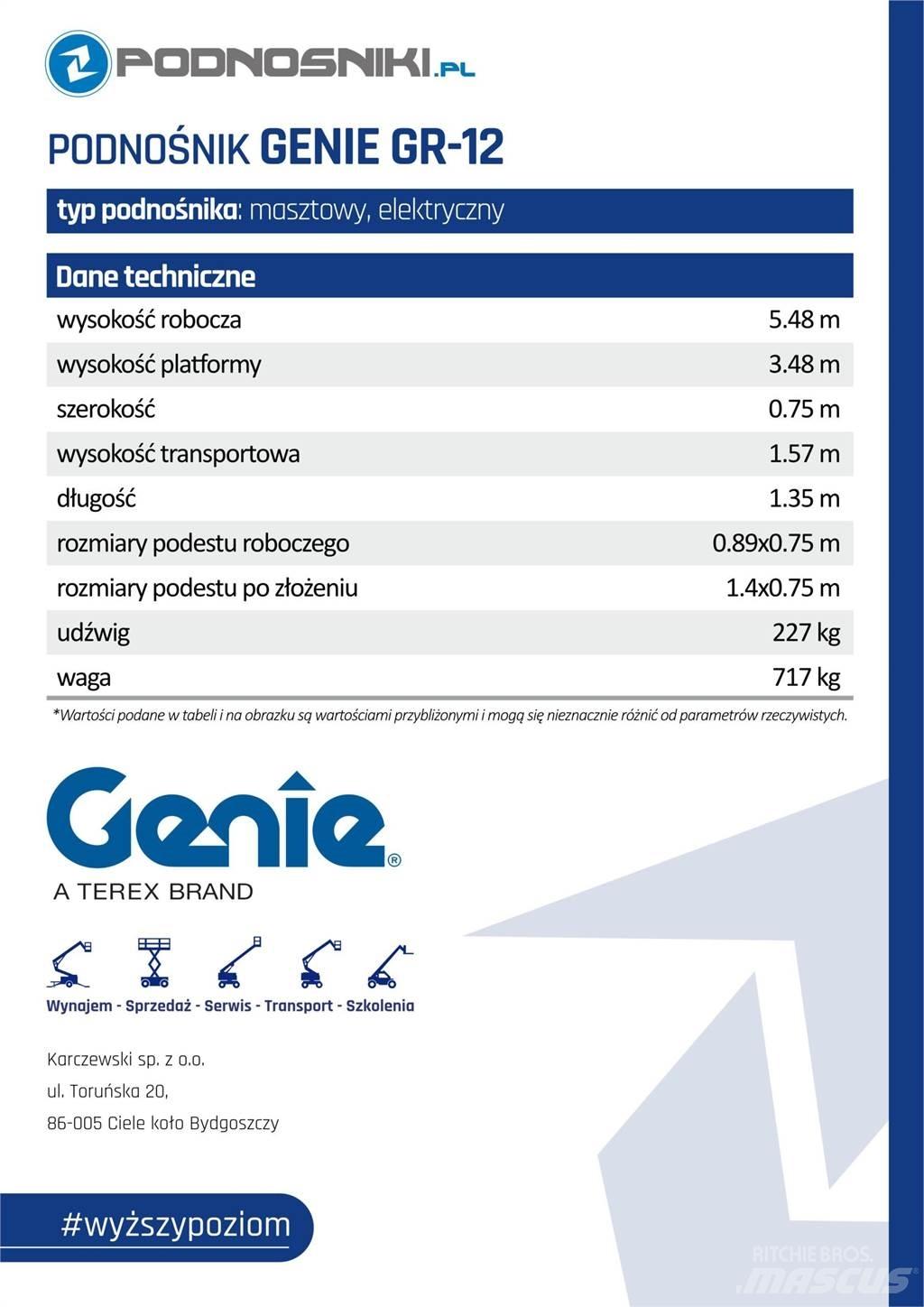 Genie GS-4047 Nůžková zvedací plošina