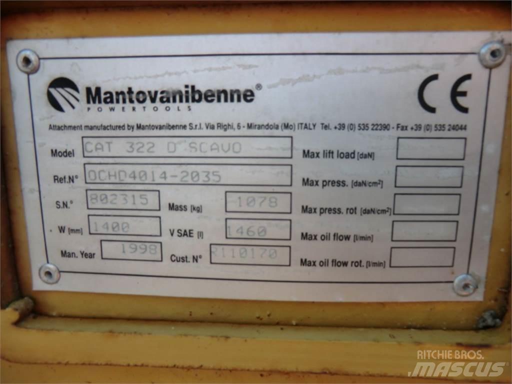 CAT 322D Stavebnictví - ostatní