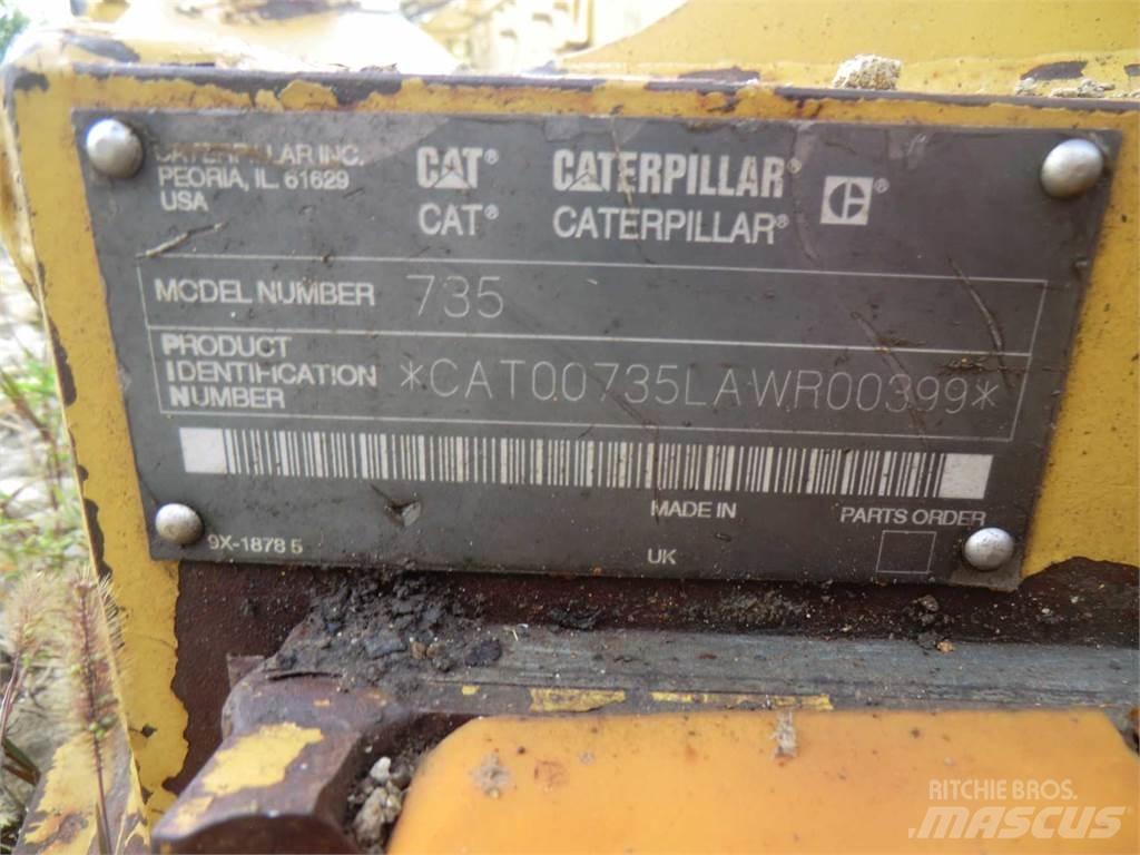CAT 735 Podvozky a zavěšení kol