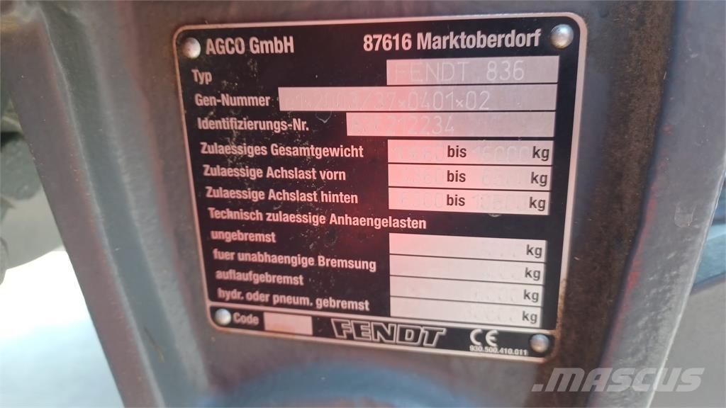 Fendt 828 SCR Traktory