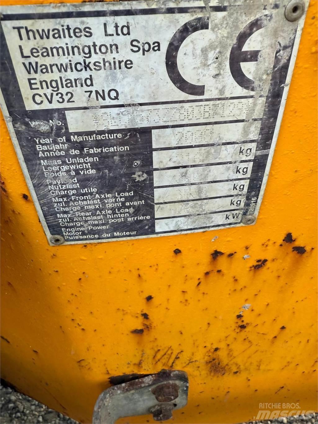 Thwaites  Vyklápěcí dempry