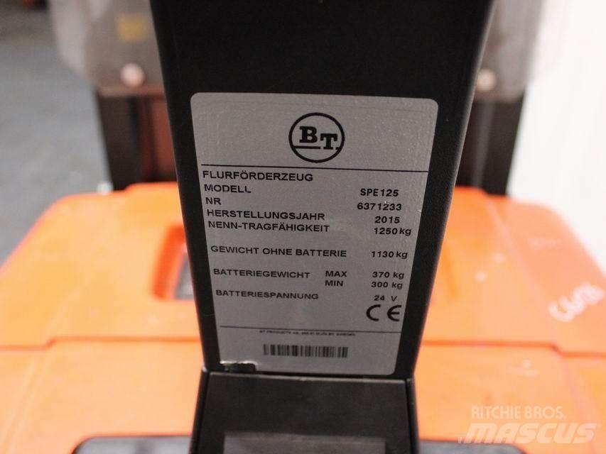 BT SPE 125 Ručně vedené vysokozdvižné vozíky