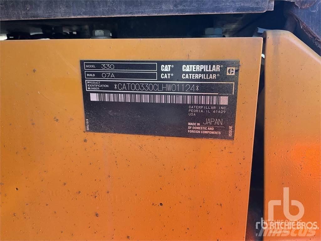 CAT 330 Pásová rýpadla