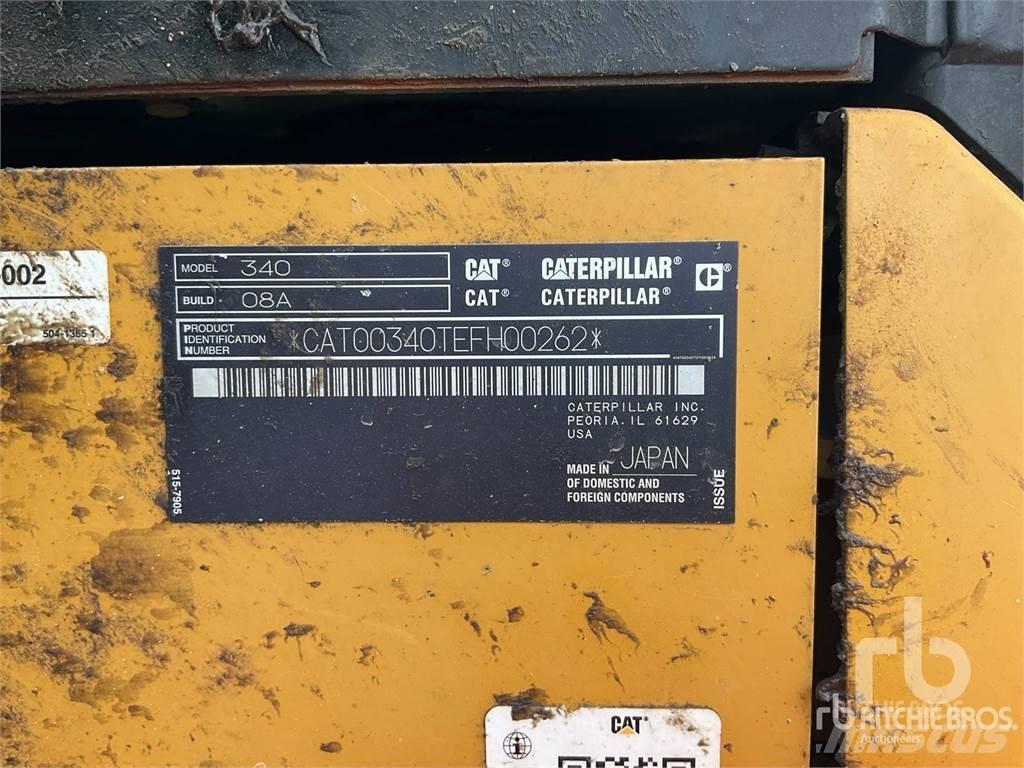 CAT 340 Pásová rýpadla