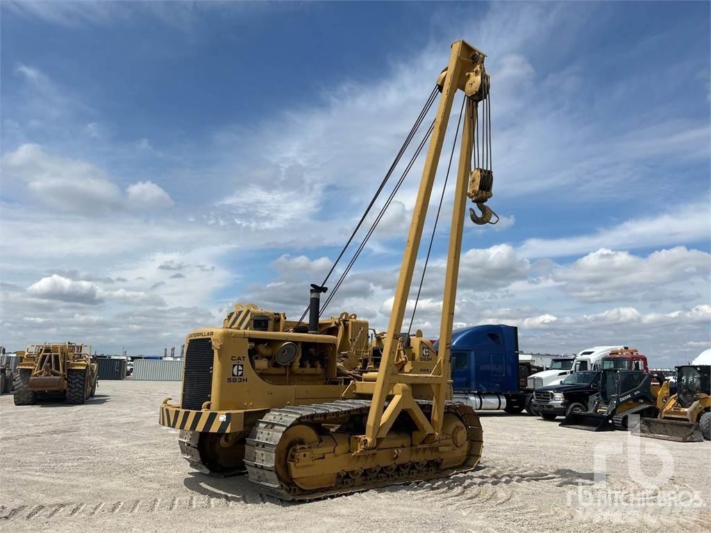 CAT 583H Pokladače potrubí