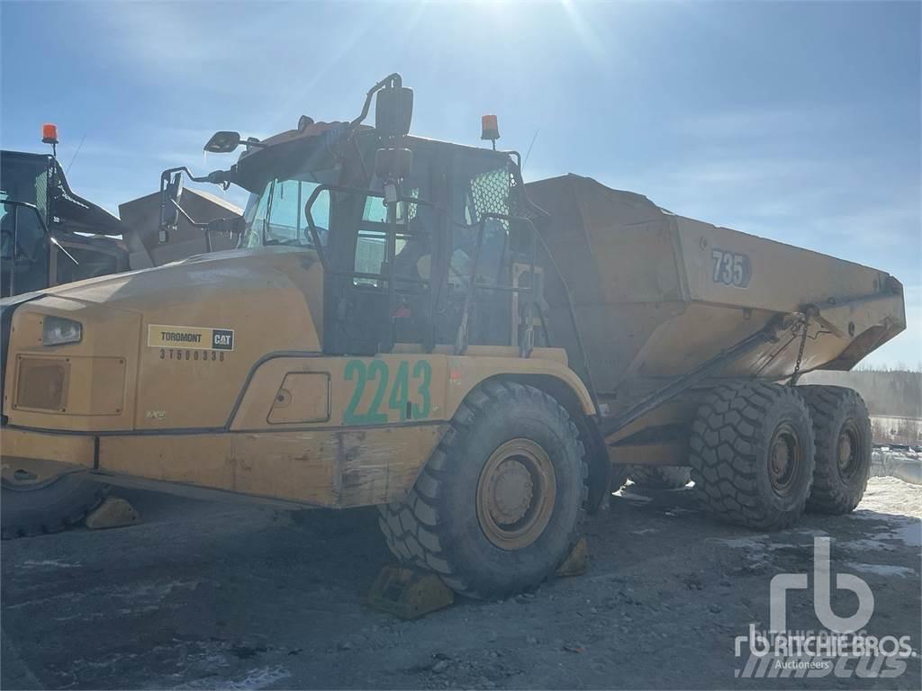 CAT 735 Kloubové dempry