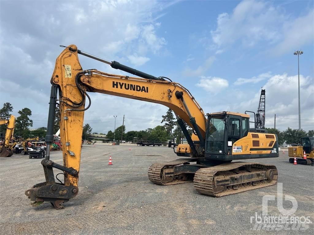 Hyundai HX330L Pásová rýpadla