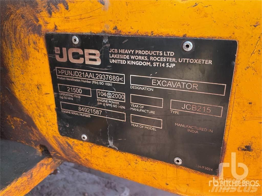 JCB 215LC Pásová rýpadla