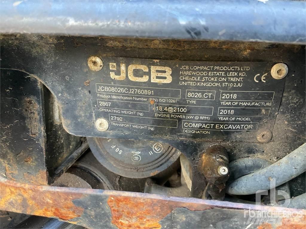 JCB 8026CT Pásová rýpadla