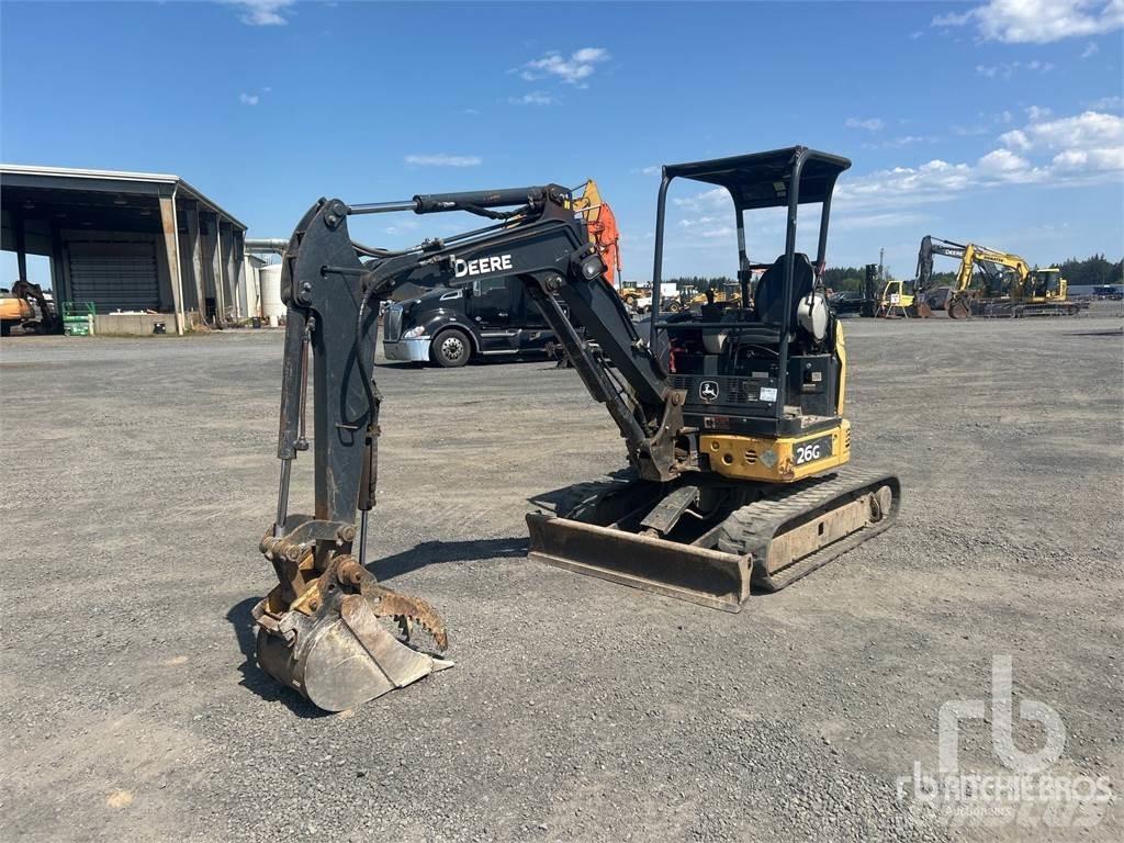 John Deere 26G Mini rýpadla < 7t
