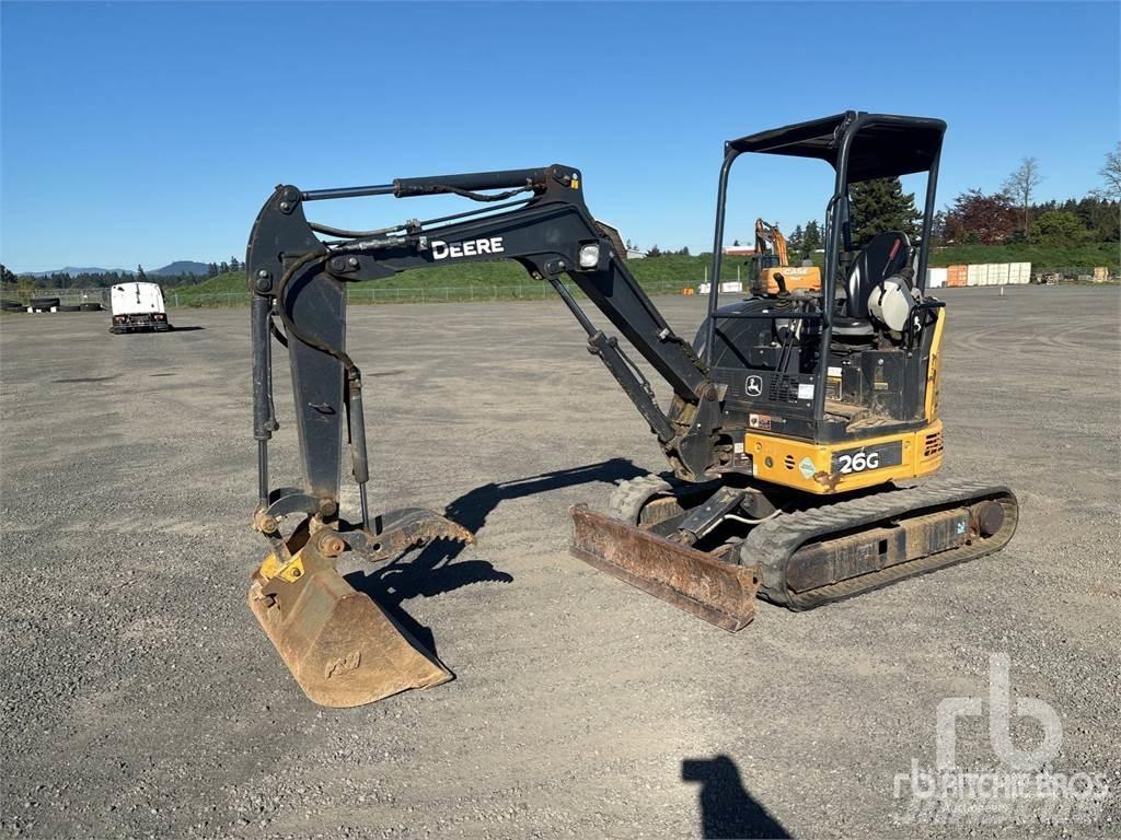 John Deere 26G Mini rýpadla < 7t