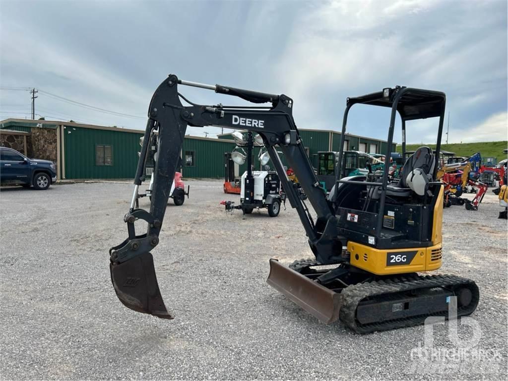 John Deere 26G Mini rýpadla < 7t