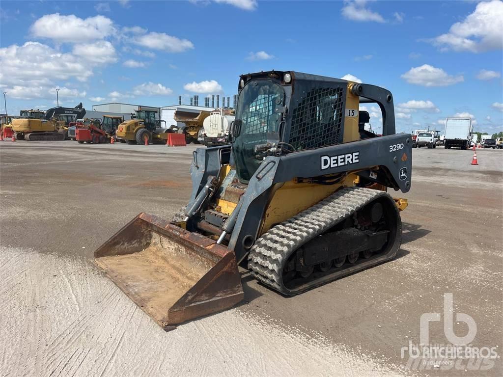 John Deere 329D Smykem řízené nakladače