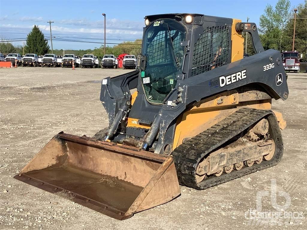 John Deere 333G Smykem řízené nakladače