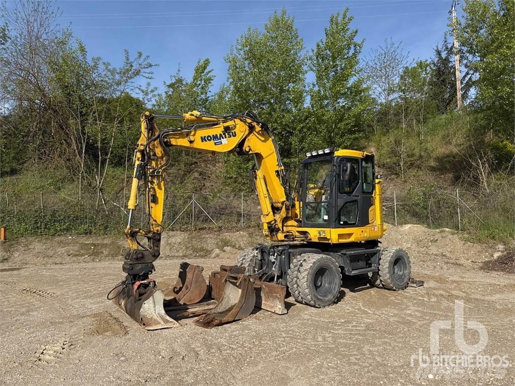 Komatsu PW118MR Kolová rýpadla
