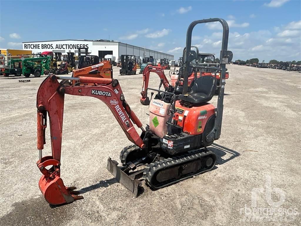 Kubota K008-3 Mini rýpadla < 7t