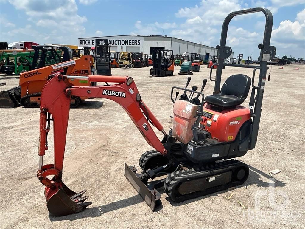 Kubota K008-3 Mini rýpadla < 7t