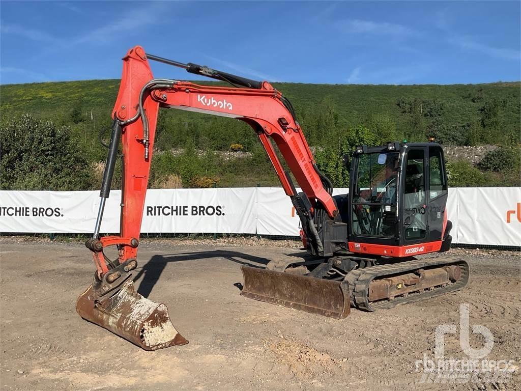 Kubota KX080-4 Pásová rýpadla