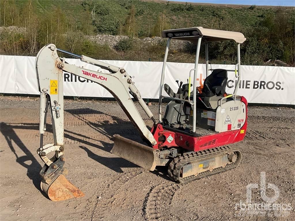 Takeuchi TB216 Mini rýpadla < 7t