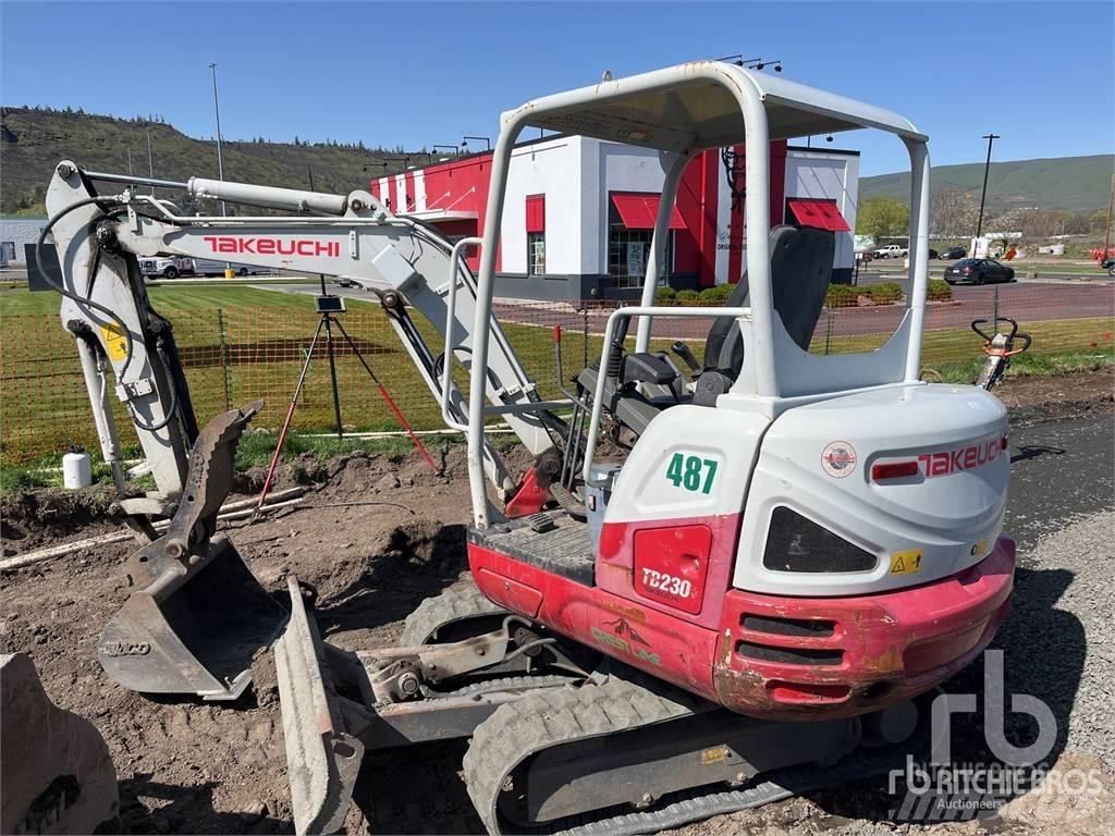Takeuchi TB230 Mini rýpadla < 7t