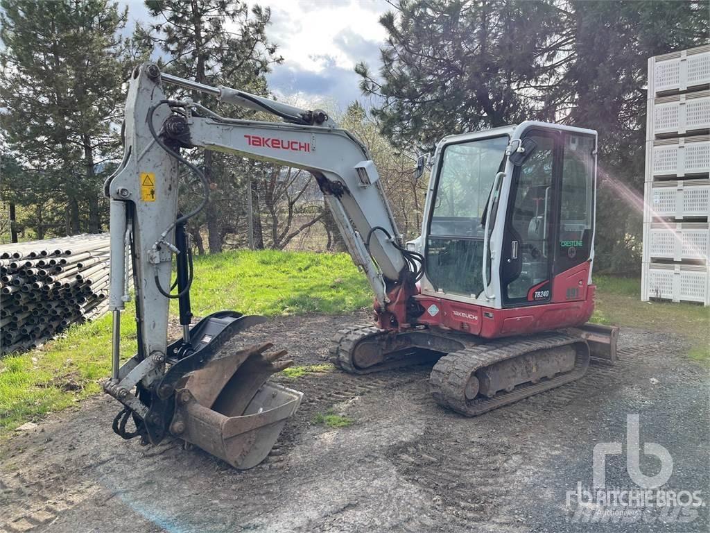 Takeuchi TB240 Mini rýpadla < 7t