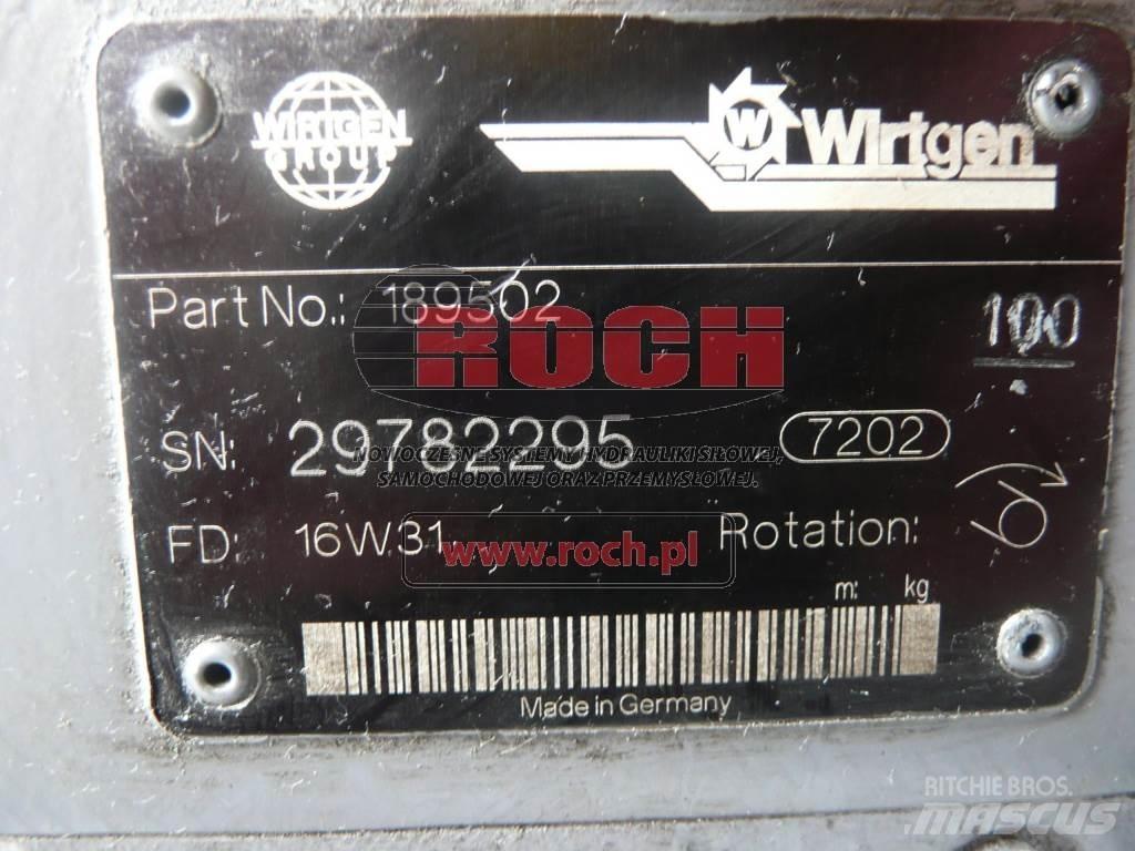 Wirtgen 189502 Hydraulika