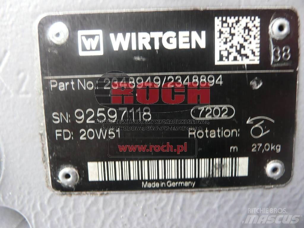 Wirtgen 2348949 / 2348894 Hydraulika